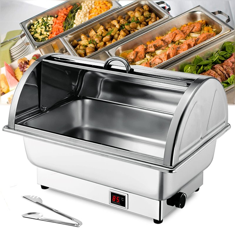 CHAFING DISH ROLL TOP DOUBLE PAN 9 LITRES ELECTRIC - 2025 end of year Sale s Kenya