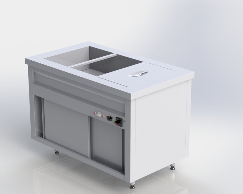 BAIN MARIE WITH NEUTRAL CUPBOARD BMN1207-3 - BAIN MARIES Kenya