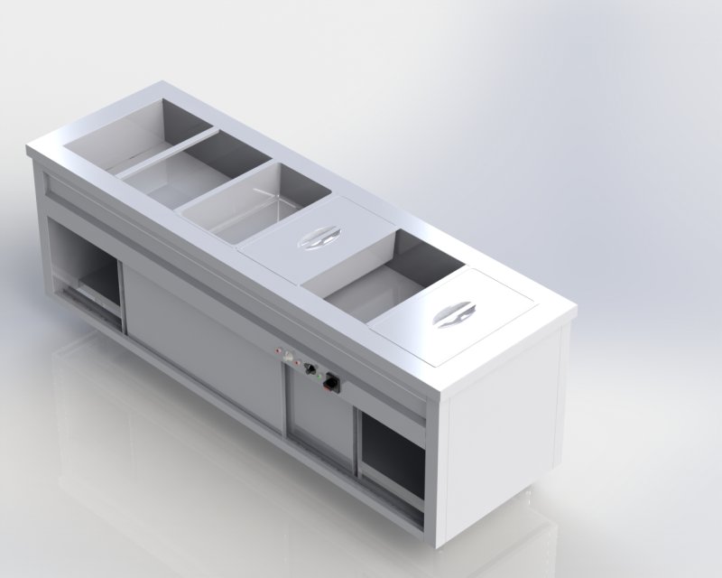 BAIN MARIE WITH NEUTRAL CUPBOARD BMN2307-6 - BAIN MARIES Kenya