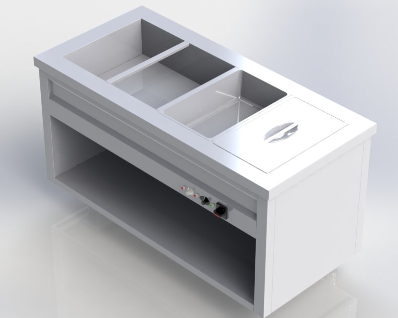 BAIN MARIE WITH OPEN CUPBOARD BMNO1507-4 - BAIN MARIES Kenya