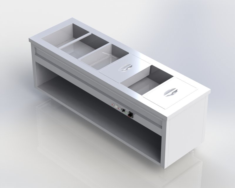 BAIN MARIE WITH OPEN CUPBOARD BMNO2307-6 - BAIN MARIES Kenya