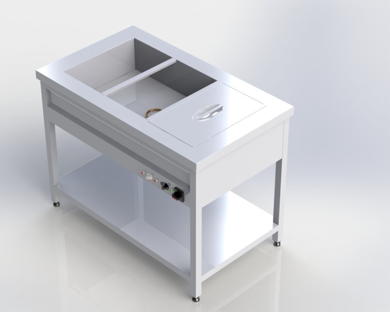 BAIN MARIE WITH UNDERSHELF BMU1207-3 - BAIN MARIES Kenya