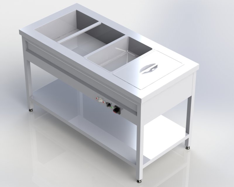 BAIN MARIE WITH UNDERSHELF BMU1507-4 - BAIN MARIES Kenya