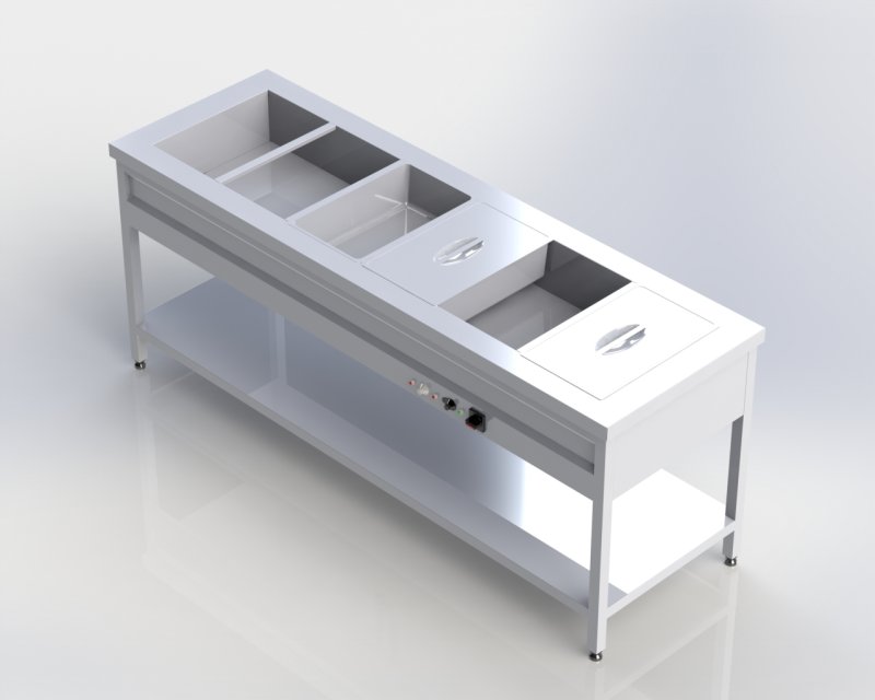 BAIN MARIE WITH UNDERSHELF BMU2307-6 - BAIN MARIES Kenya