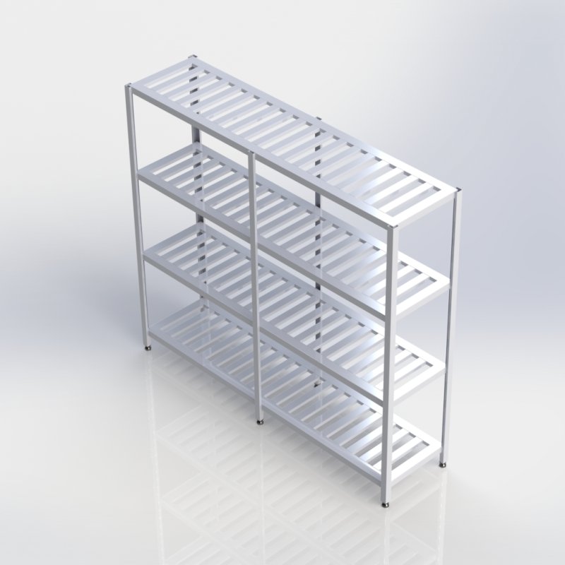 4 TIER SLATTED RACK 2005 - STAINLESS STEEL RACKS Kenya