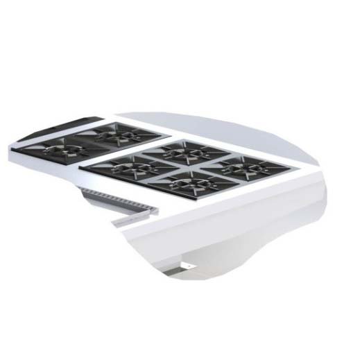 SIX BURNER LOW PRESSURE COOKER FOR COMBINED COOKER - WALL TYPE COMBINED COOKERS Kenya