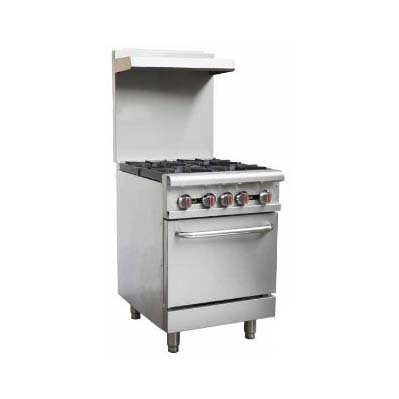 4 BURNER GAS RANGE WITH GAS OVEN RGR24 REDLINE - COOKERS Kenya
