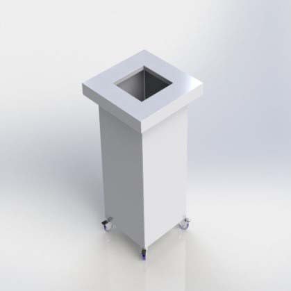 STAINLESS STEEL DUSTBIN DB-3508 - DUST BINS Kenya