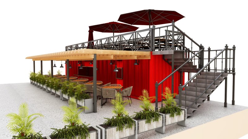 40FT CONTAINERIZED KITCHEN - MOBILE CONCEPTS Kenya