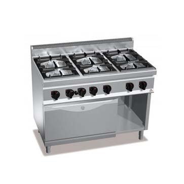 6 BURNER GAS COOKER+OVEN-BERTOS - COOKERS Kenya