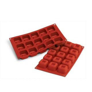 Terracotta siliconflex-Medium square savarin - SILICONE MOULDS Kenya