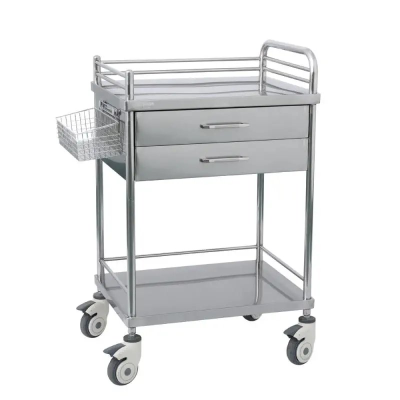 STAINLESS STEEL MEDICINE TROLLEY - TROLLEYS Kenya