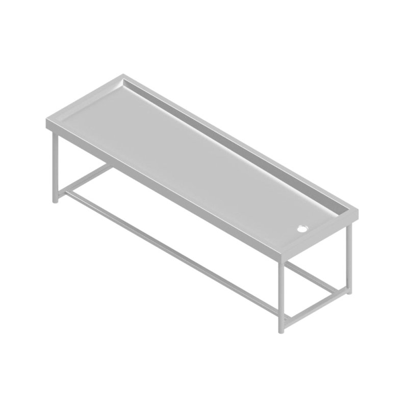 STAINLESS STEEL POST MORTEM TABLE - EMBALMING TABLE & TROLLEY Kenya