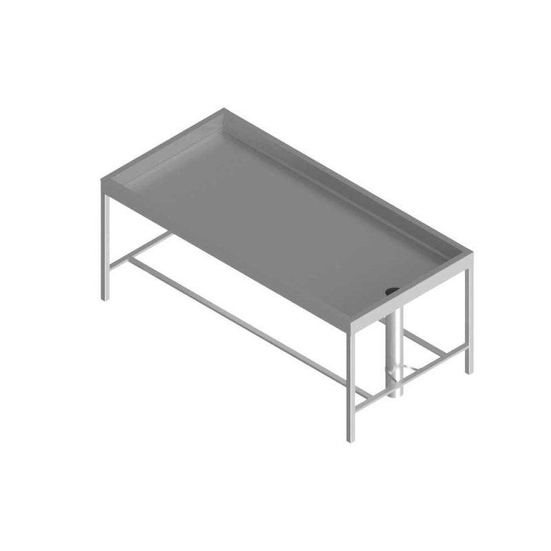STAINLESS STEEL MUSLIM GHUSL WASHING TABLE - EMBALMING TABLE & TROLLEY Kenya