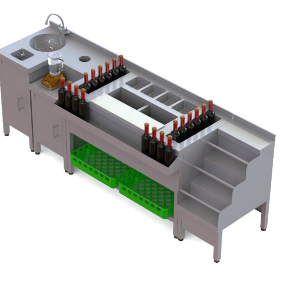MODULAR STAINLESS STEEL MOCKTAIL & COCKTAIL UNIT - COCKTAIL STATIONS Kenya