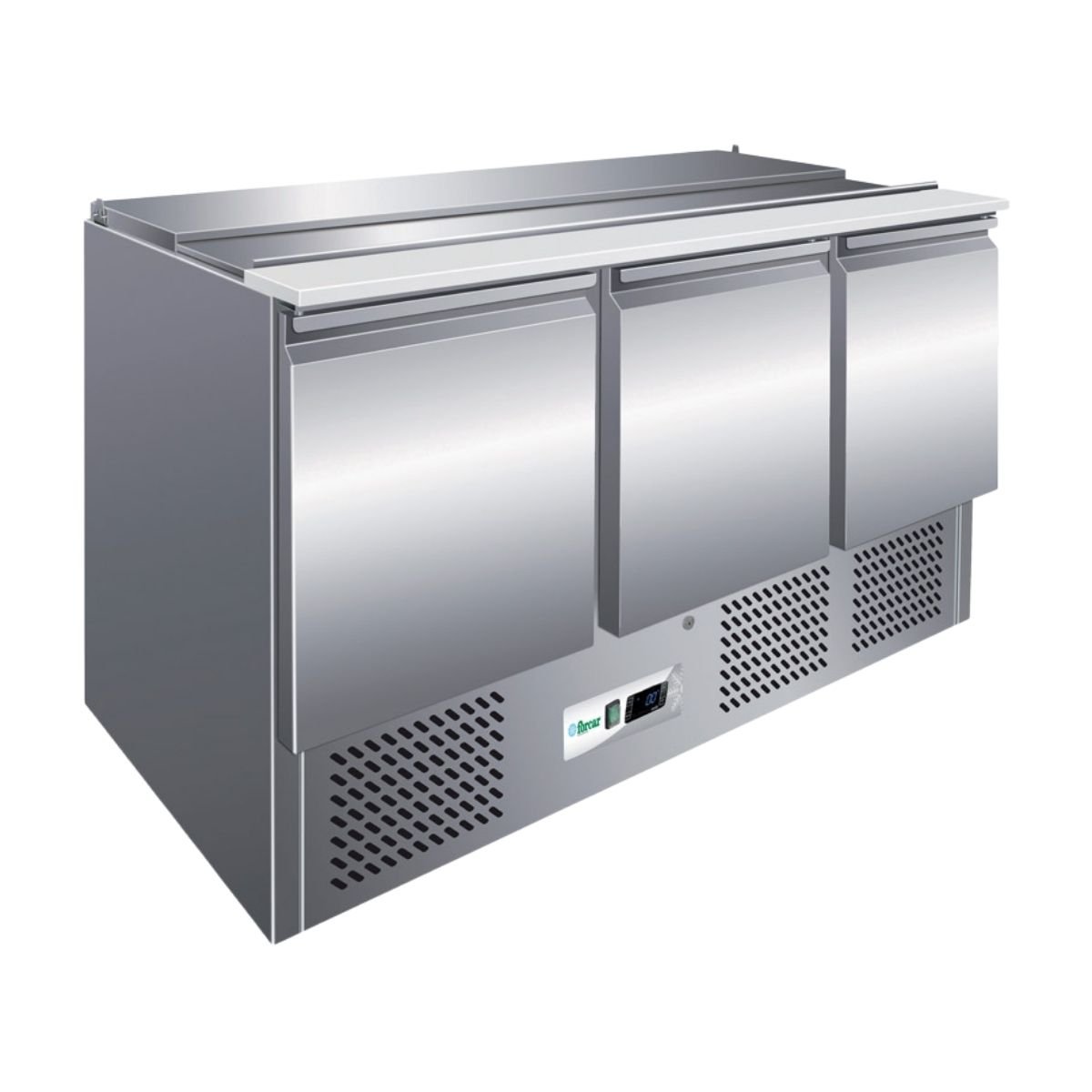 3 DOOR SALADETTE COUNTER 1340 BLUELINE - SALAD DISPLAYS & SALAD COUNTERS Kenya