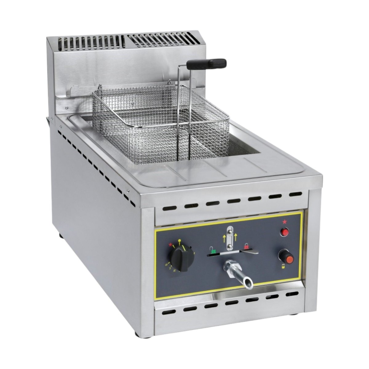 SINGLE GAS FRYER ROLLER GRILL RFG 12 - CHICKEN & CHIPS Kenya