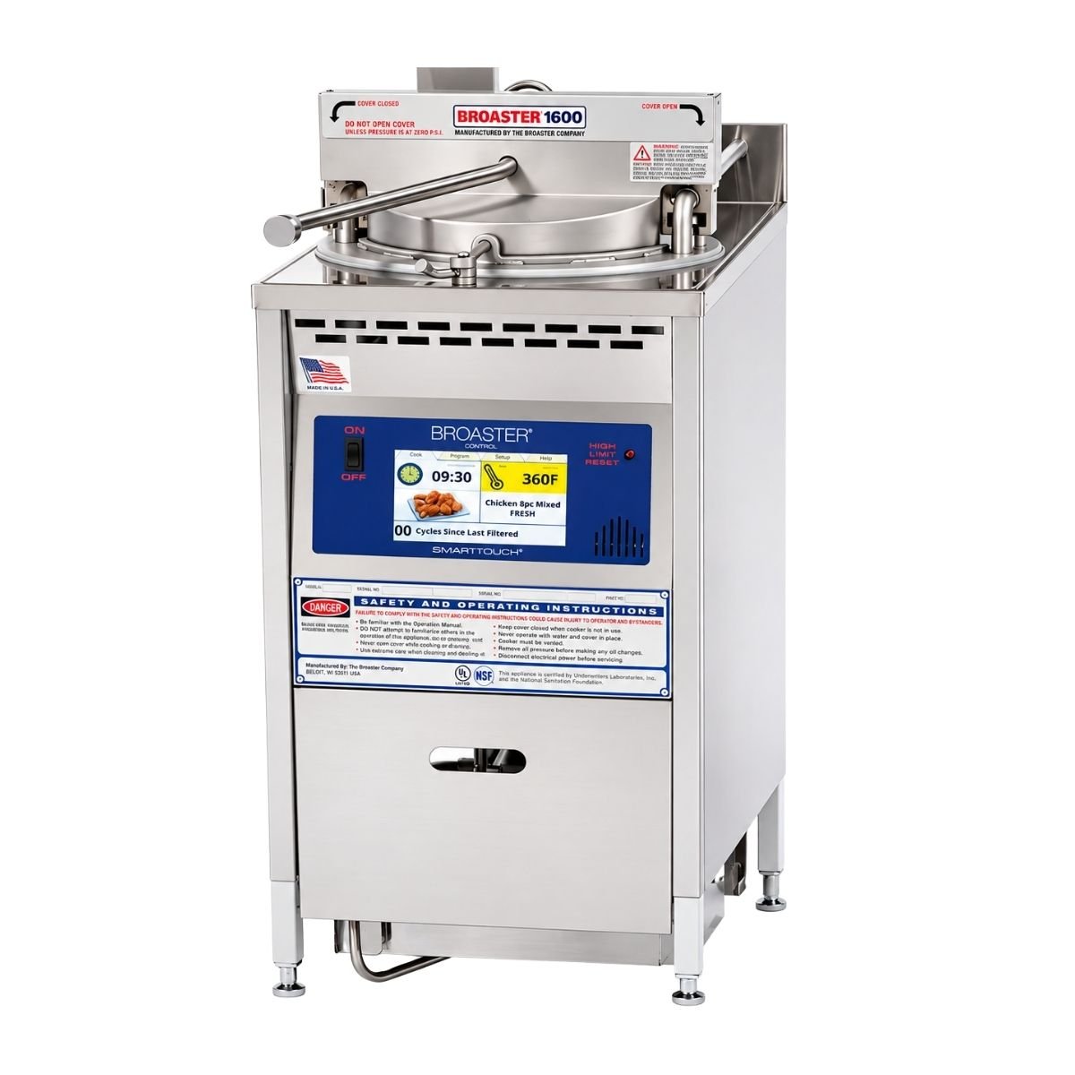 PRESSURE FRYER ELECTRIC BROASTER 1600 - CHICKEN & CHIPS Kenya