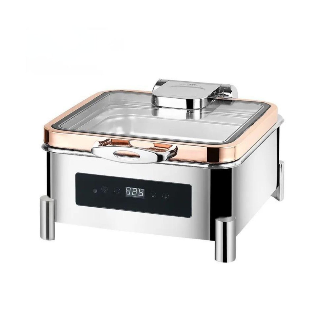 ELECTRIC CHAFING DISH GOLDEN FRAME SQUARE 9L - CHAFING DISHES Kenya