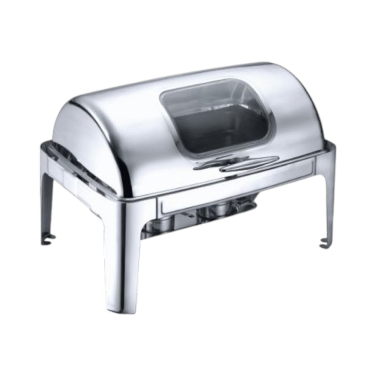 CHAFING DISH ROLL TOP 9 LITRES WITH GLASS LID - BUFFET & SERVERY Kenya