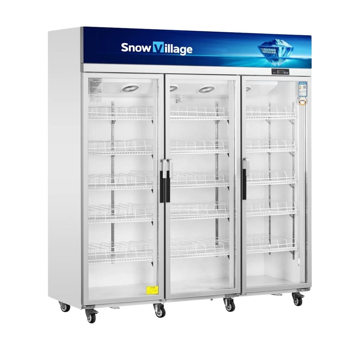 VERTICAL DISPLAY CABINET TRIPLE DOOR CHILLER (ALUMINUM FRAME) - BEVERAGE (VISI) COOLERS Kenya